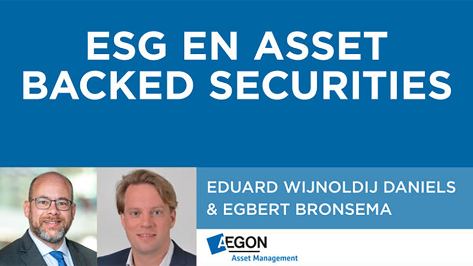 Aegon AM podcast: Asset Backed Securities en ESG